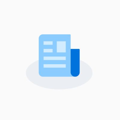 Informational webpage icon 