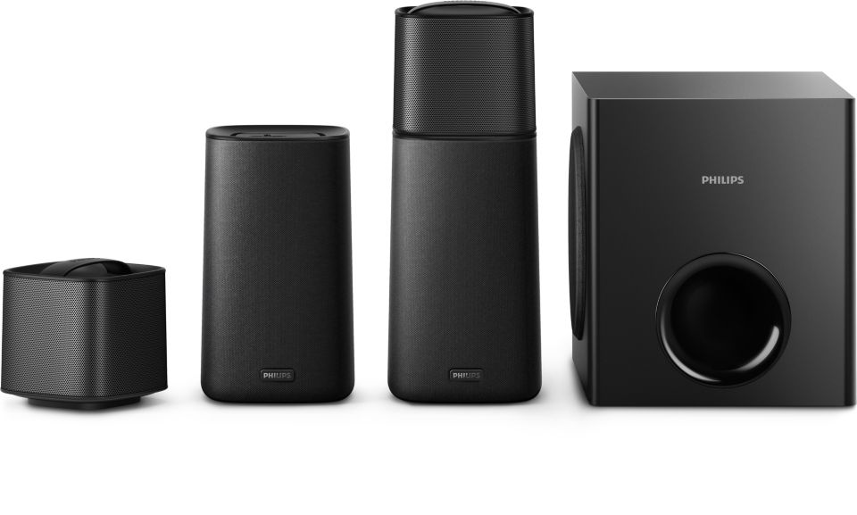 Philips home theatre wireless best sale rear speakers