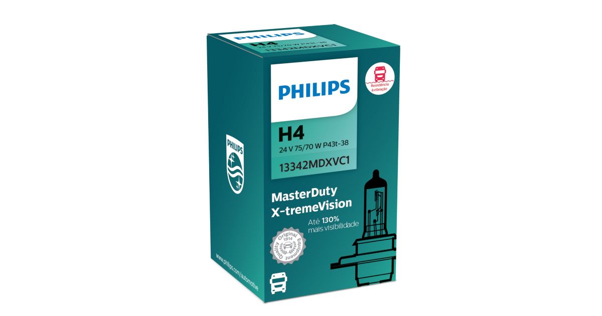 MasterDuty X-tremeVision Lâmpada para faróis de 24 V 13342MDXVC1