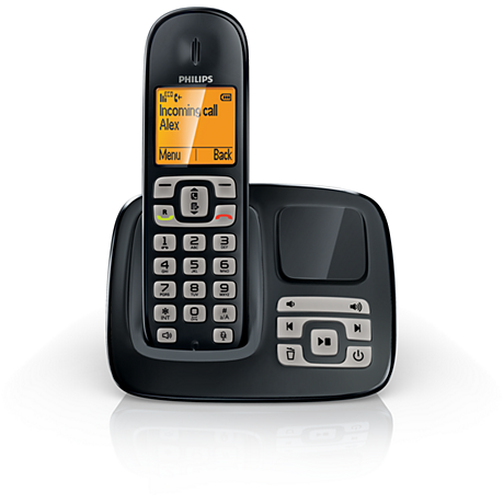CD2951B/DE BeNear Draadloze telefoon met antwoordapparaat