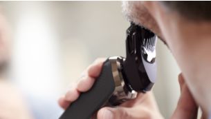 5 længdeindstillinger til alsidig trimning af skæg