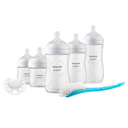 Avent Natural Response Flaschen-Set Großes Flaschen-Set für Neugeborene
