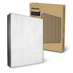 Philips Filtre de Rechange intégré 3 en 1 pour purificateurs d'air AMF870  et AMF765, Durée de vie de 12 mois Filtre 99,97% à 0,003 μm, Préfiltre,  HEPA, charbon actif, (FYM860/30) : : Cuisine et Maison