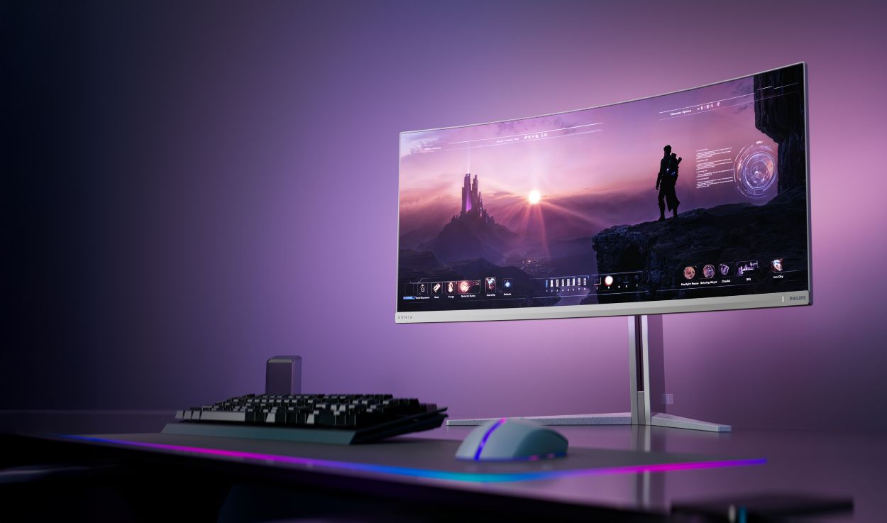 Philips 34M2C8600 OLED ウルトラワイドモニター Curved Gaming Monitor QD OLED gaming monitor 34M2C8600/27 | Evnia