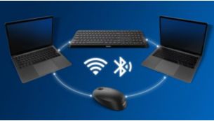 Bluetooth と 2.4GHz ワイヤレスとのデュアル接続