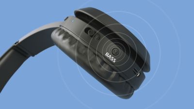 BASS boost button. Stronger bass at the touch of a button