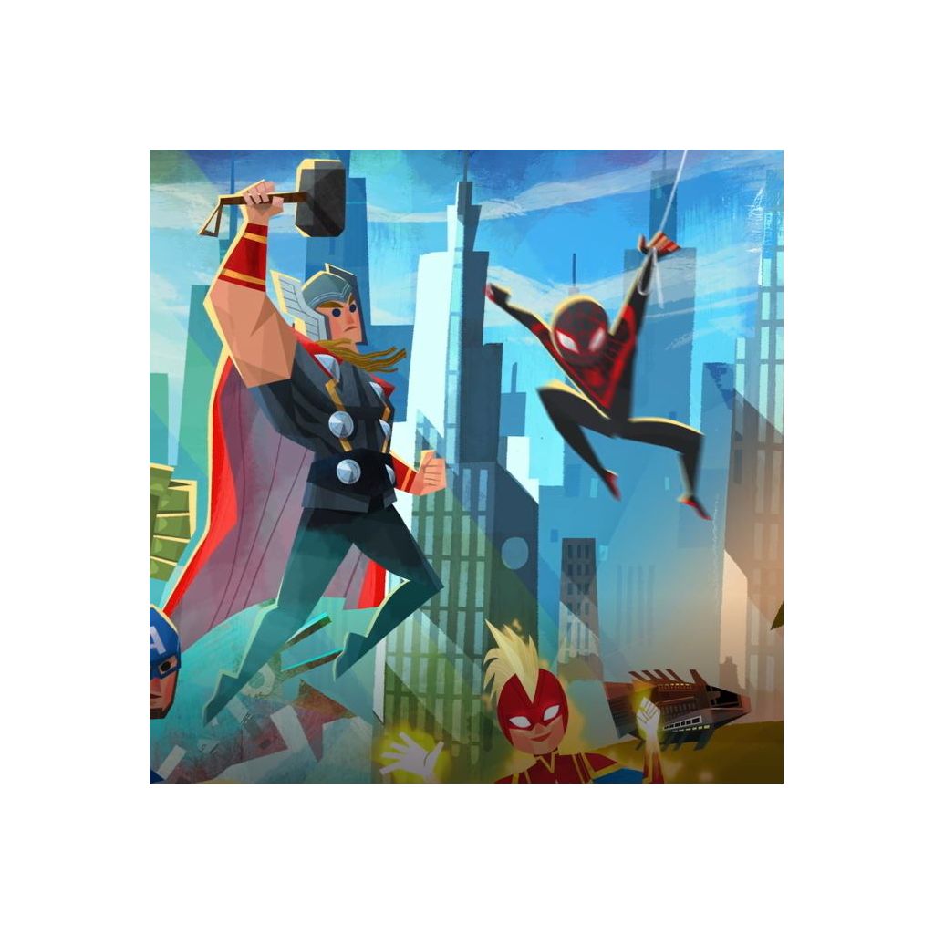 Disney theme Spiderman for Ambient Experience for MR