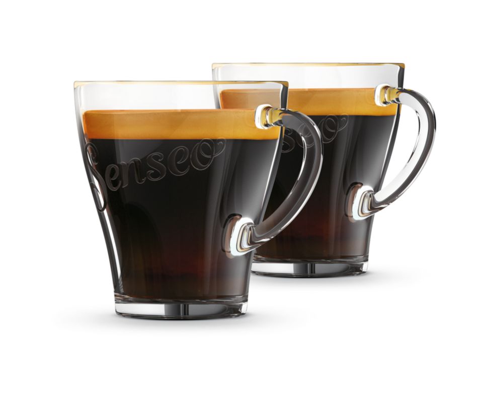 Agrarisch gemakkelijk trommel Glazen koffiekopjes CA6510/00 | SENSEO®