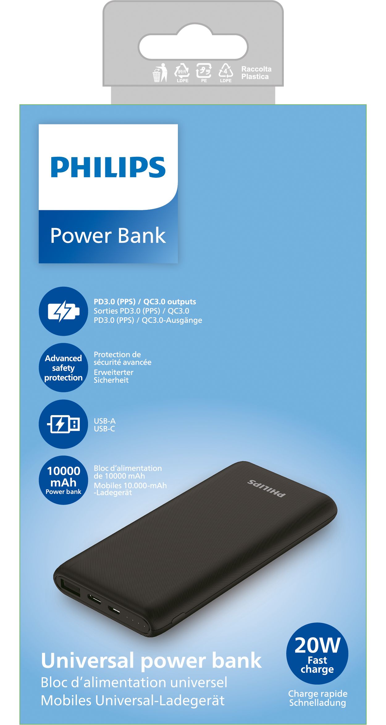 USB power bank DLP2711CB/00