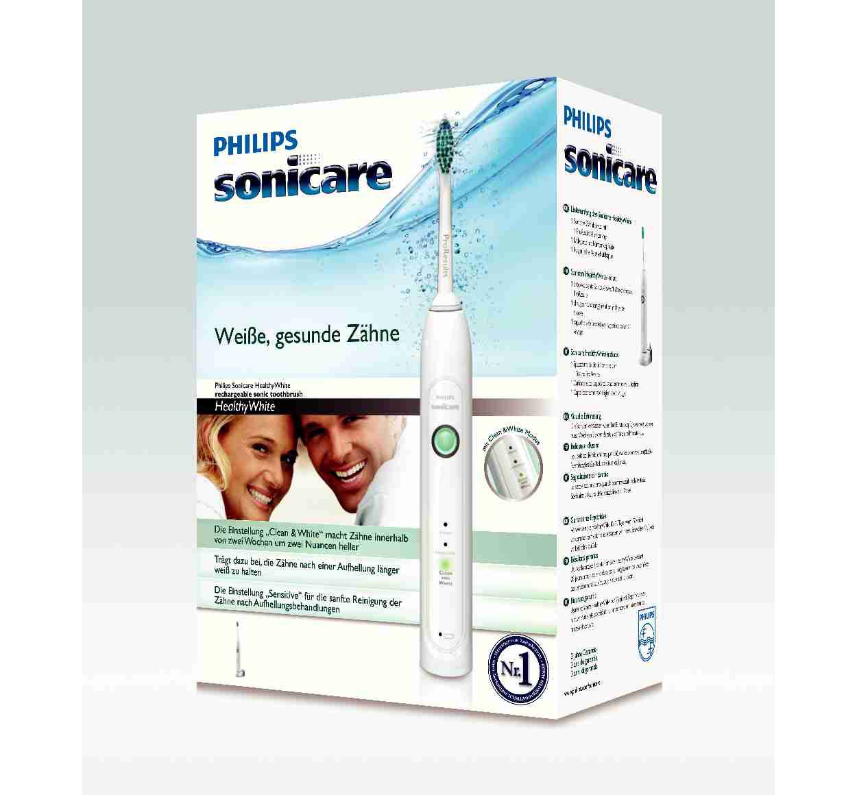 HealthyWhite Sonic electric toothbrush HX6730/02 | Sonicare