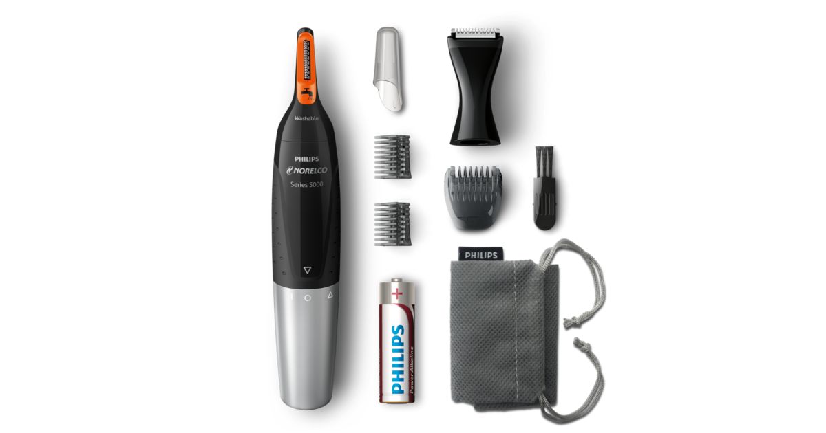 Norelco Nosetrimmer 5100 Facial hair precision trimmer NT5175/49
