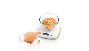 Reset/tare function for individual weighing of ingredients