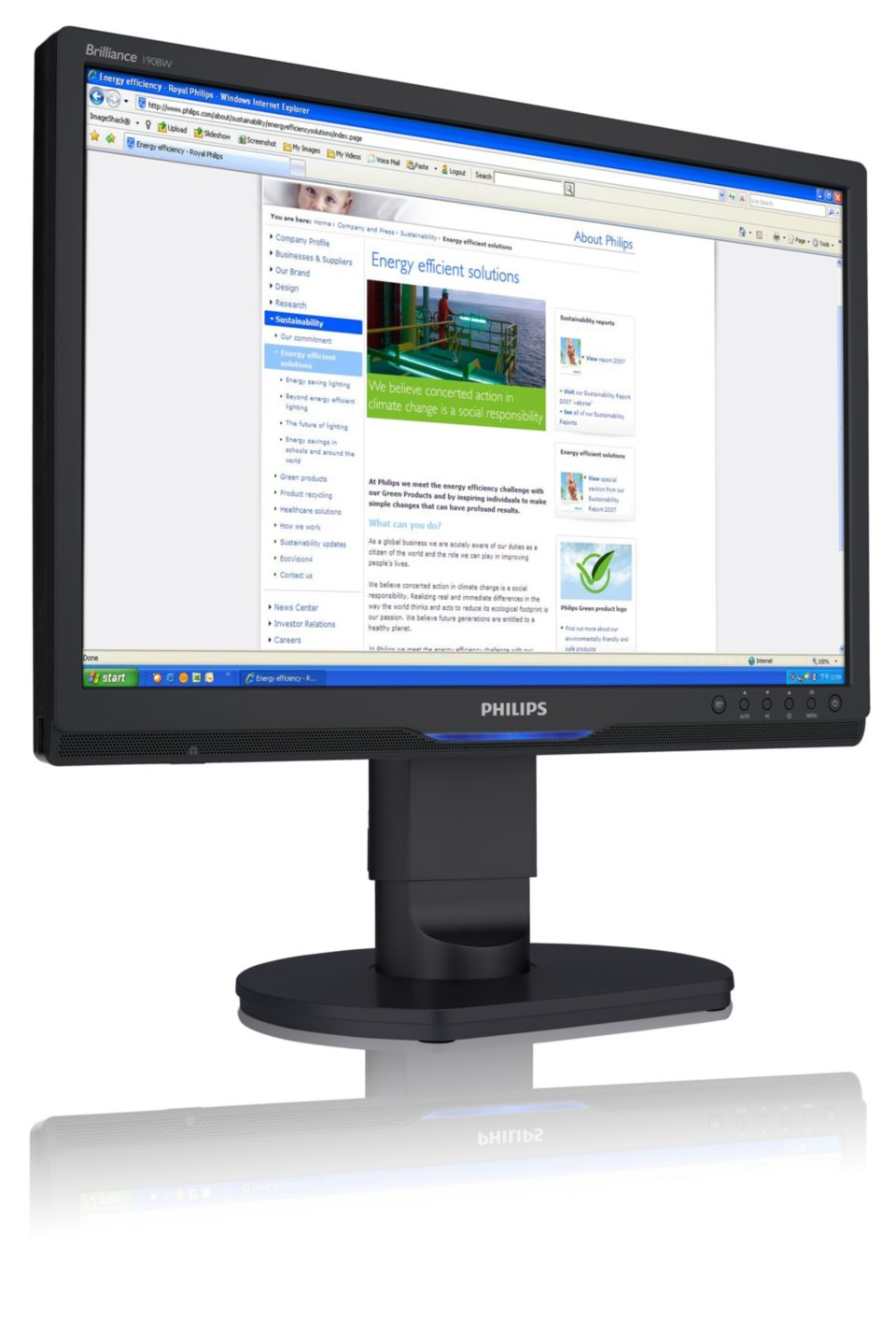 High resolution ergonomic widescreen for business