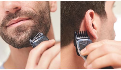 9 Teile zum Trimmen von Bart- und Kopfhaar