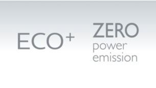 Zero power emission when ECO+ mode is activated