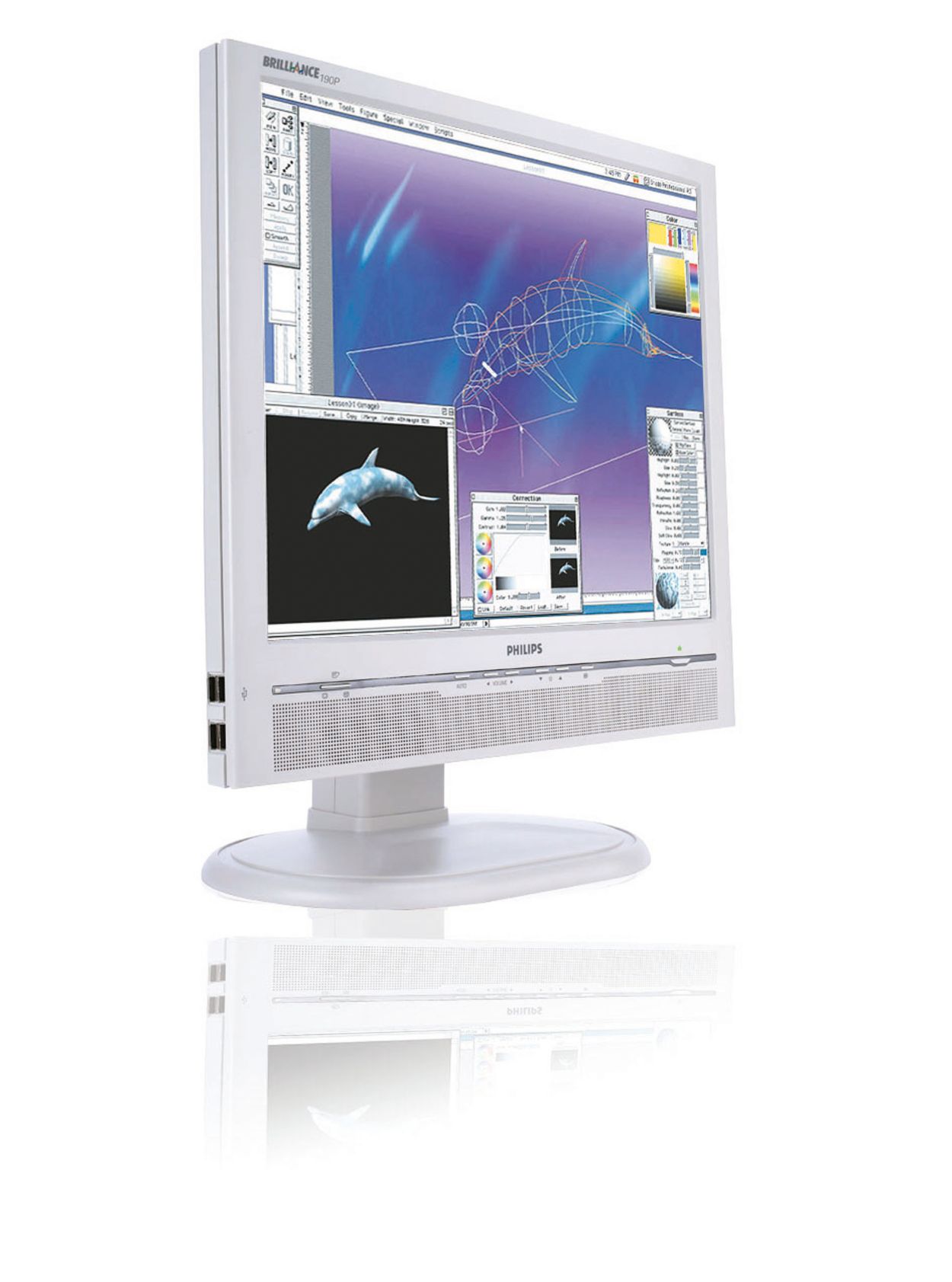 superb, big screen display for professional tasks