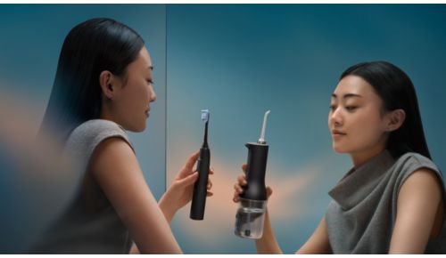 Step up your oral care with Sonicare's 2 step routine