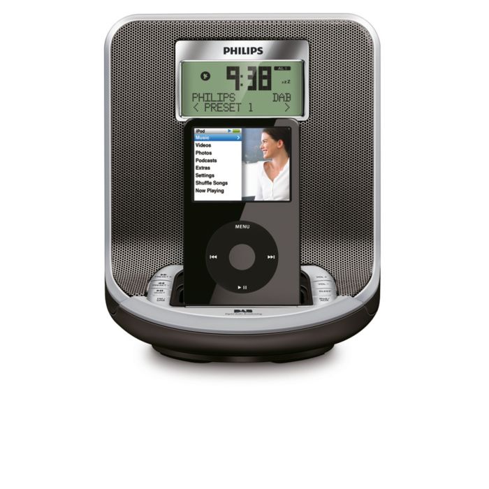 Superb sound quality for iPod and DAB