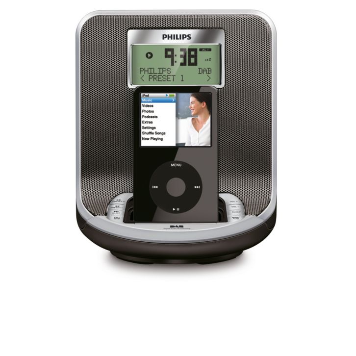 Superb sound quality for iPod and DAB