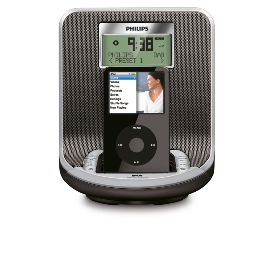 Superb sound quality for iPod and DAB