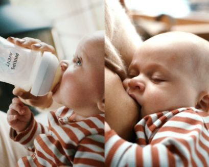 สลับการดูดนมจากเต้านมแม่ และขวดนมได้ง่าย