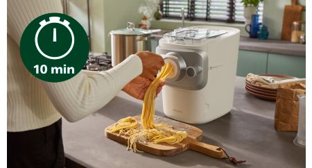 Philips White Compact Electric Pasta Maker Machine + Reviews