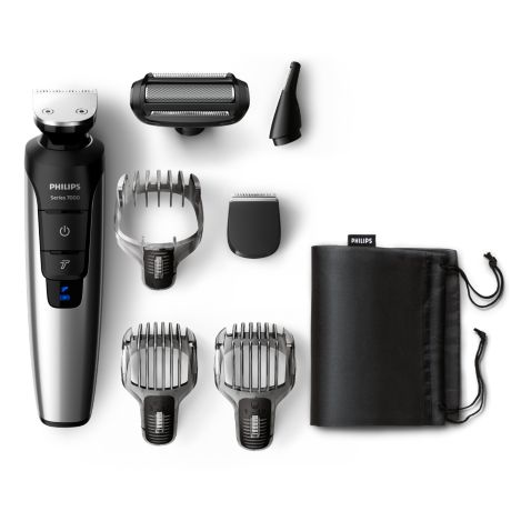 QG3398/39 Multigroom series 7000 7-in-1 Lithium-Ion Head to toe trimmer