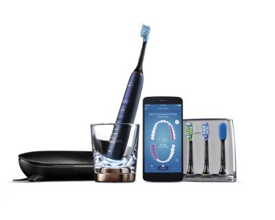 DiamondClean Smart Sonic electric toothbrush with app HX9954/56 | Sonicare