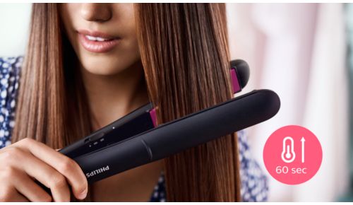 Calentamiento rápido, lista para usar en 60 s