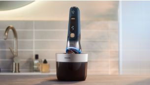 Deep cleaning in 1 minute for hygienic shave