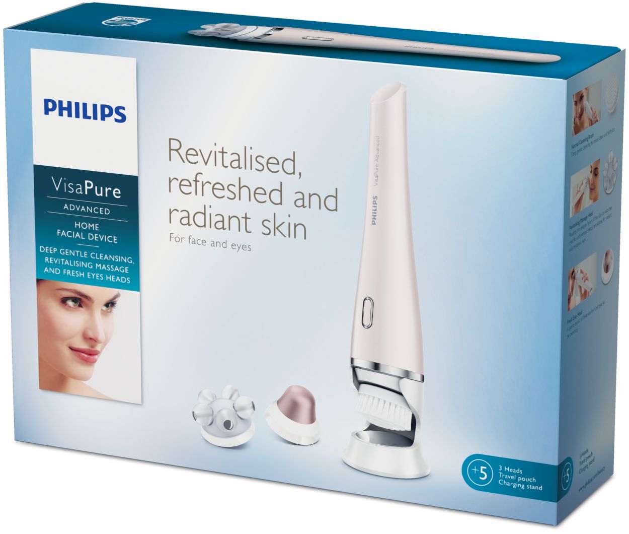 VisaPure Advanced 多功能洁肤仪SC5360/10 | Philips -飞利浦
