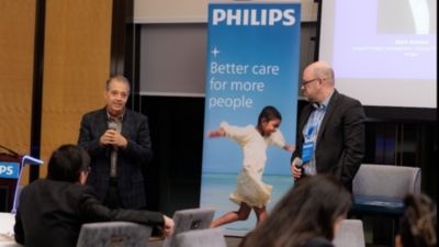 Sharad Jhingan, Head of Hospital and Ambulatory Monitoring, Philips APAC and Mark Winden, Head of Product Management, Hospital Patient Monitoring, Philips