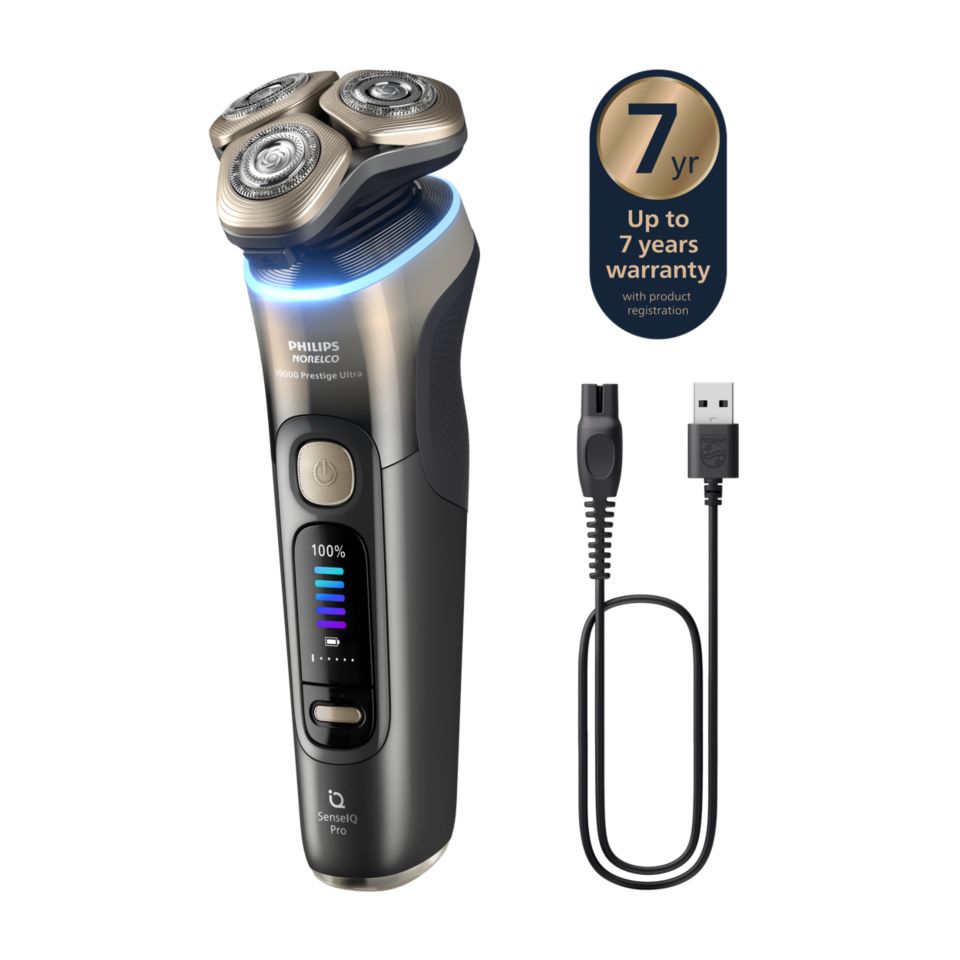 i9000 Prestige Ultra Wet&Dry Electric Shaver with SenseIQ Pro