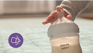 Philips Avent Glass Natural Baby Bottle with Natural Response Nipple 8oz 4pk SCY913/04 