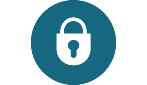 Sistema di blocco dell'impugnatura per riporre l'apparecchio facilmente