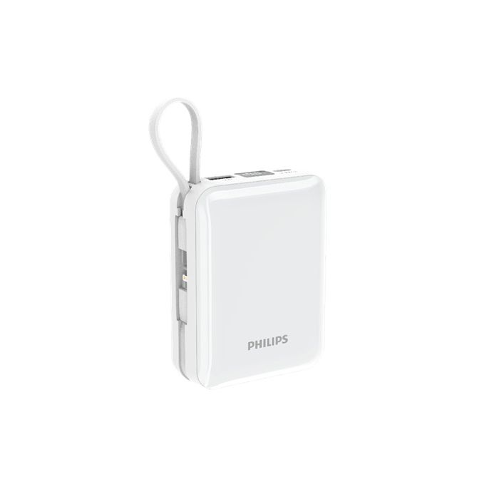 ケーブル一体型で使いやすい多機能 USB モバイルバッテリー