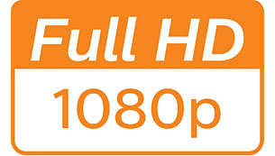 1080p Full HD 解析度呈現高畫質細節