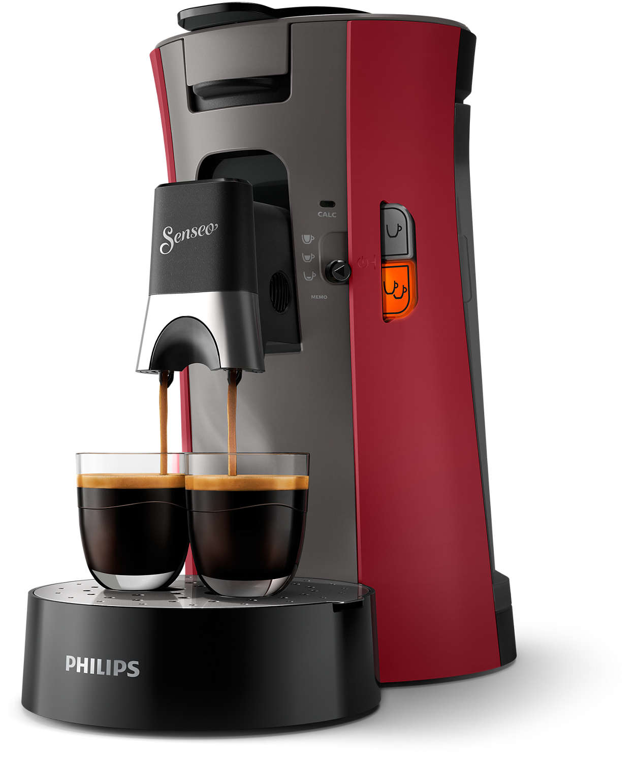 Rouge intense Philips CSA240/91 machine à café dosettes SENSEO select 