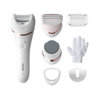 Philips Philips Epilator Series 8000 Wet & Dry-epileerapparaat BRE730/10 aanbieding