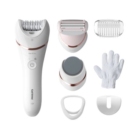 BRE730/10 Epilator Series 8000 Épilateur 100 % étanche