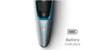Les voyants indiquent si la batterie est faible, vide, pleine ou en cours de charge