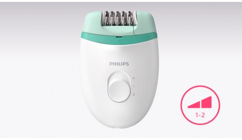 2 ajustes de velocidad para atrapar el vello más fino y el más grueso