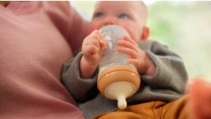 La conception anti-fuite de la tétine permet d'éviter les écoulements et la perte de lait