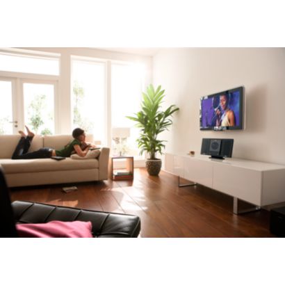 Super-sleek wall-mountable theatre