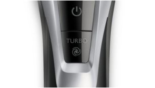 Turbo power button boosts cutting speed