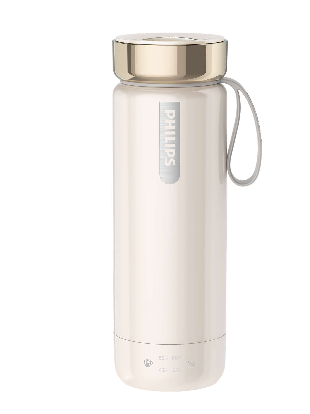 Portable boiling bottle , hot water when on-the-go