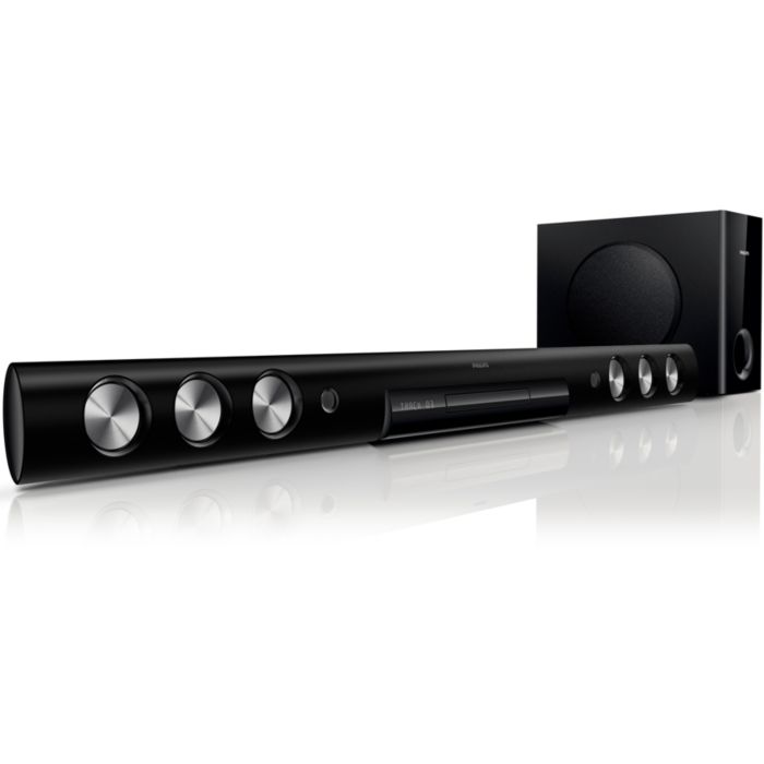 Powerful surround sound, no clutter