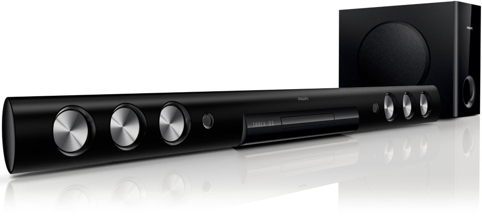 Powerful surround sound, no clutter