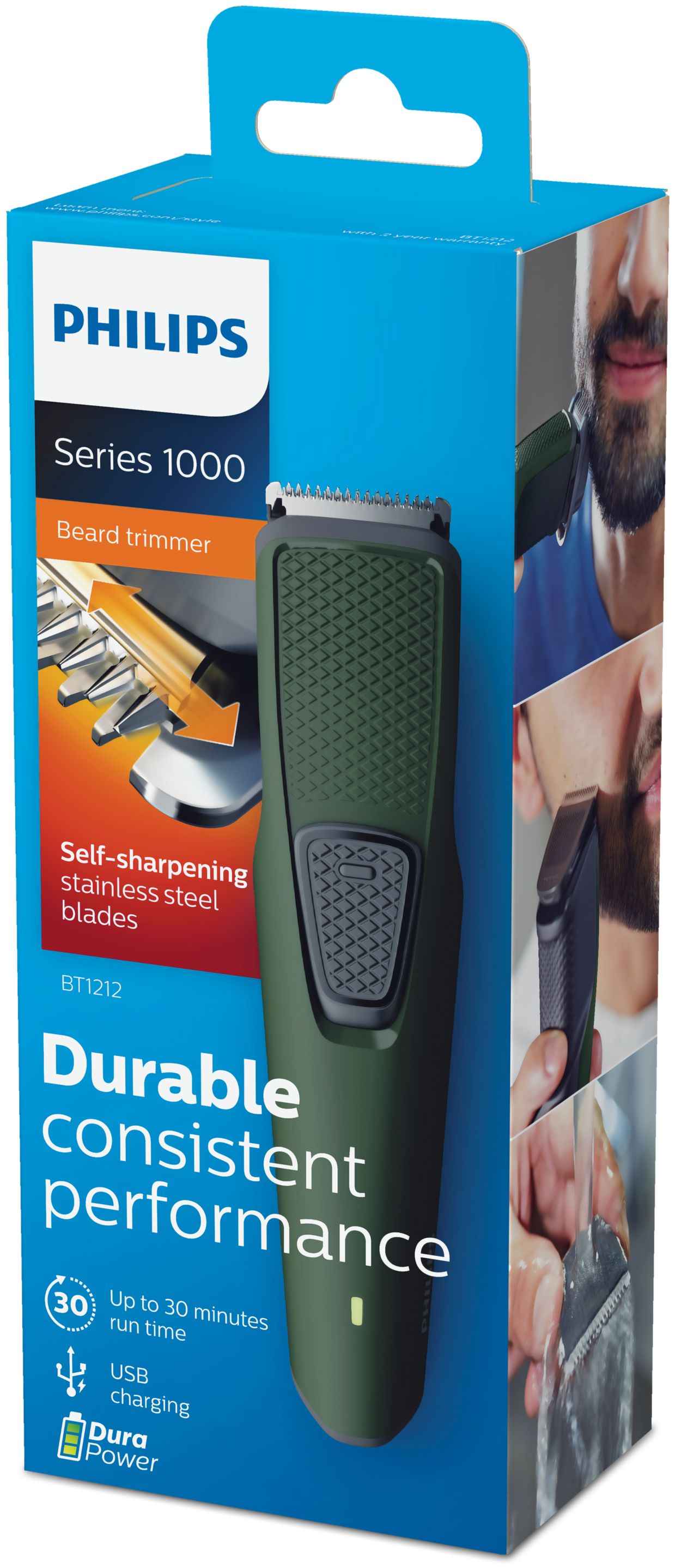 ▷ Philips Cortadora de Barba Serie 1000 (BT123014) ©