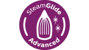 SteamGlide Advanced gludināšanas virsma, izcila slīdamība un izturība